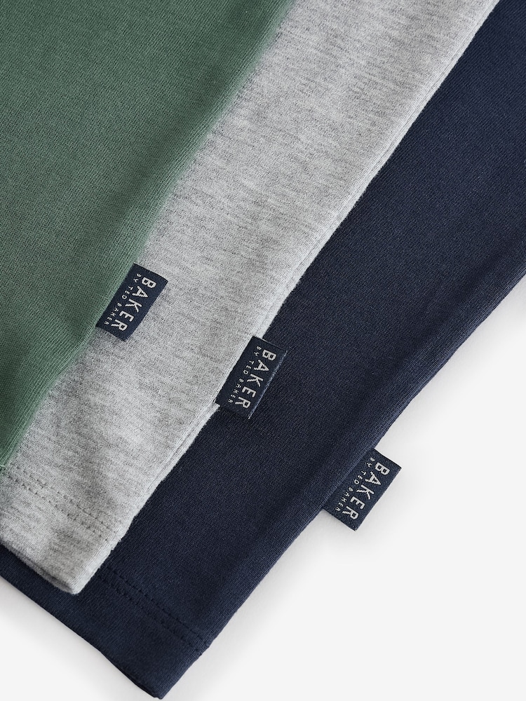 Baker by Ted Baker 100% Cotton T-Shirts 3 Pack - Image 7 of 7