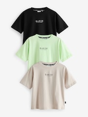 Baker by Ted Baker 100% Cotton T-Shirts 3 Pack - Image 1 of 8