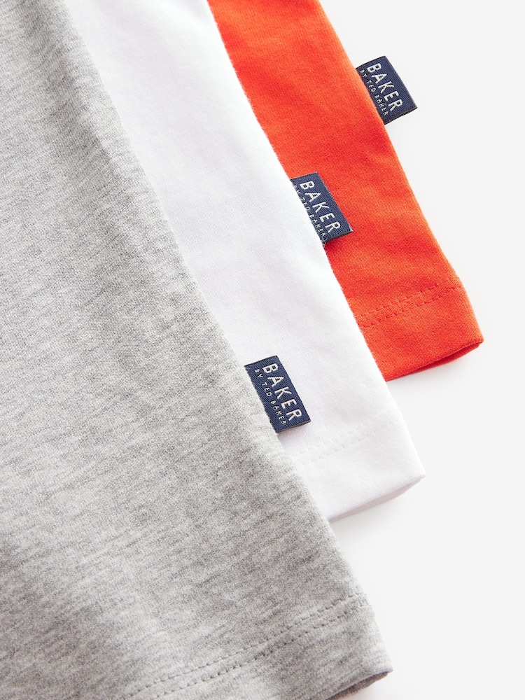 Baker by Ted Baker 100% Cotton T-Shirts 3 Pack - Image 8 of 8
