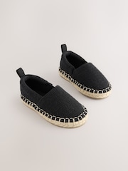Black Espadrille Shoes - Image 4 of 8