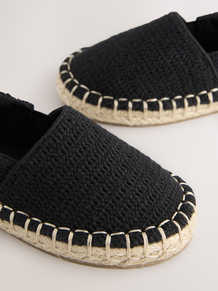 Black Espadrille Shoes - Image 8 of 8
