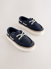 Navy Boat Shoes - Image 1 of 6