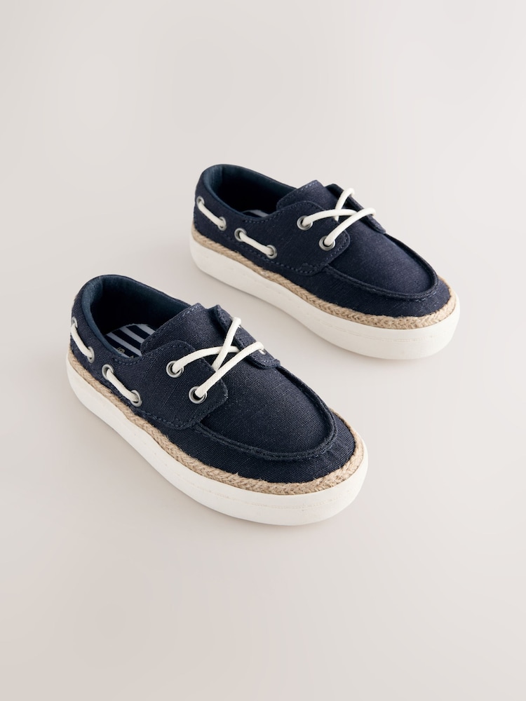Navy Boat Shoes - Image 1 of 6