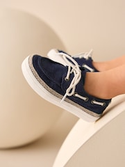 Navy Boat Shoes - Image 2 of 6