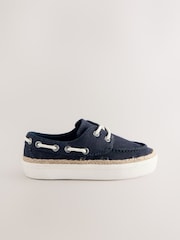 Navy Boat Shoes - Image 4 of 6