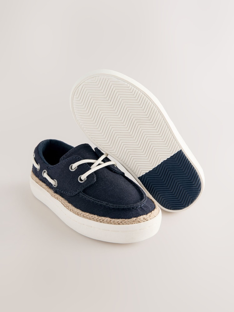 Navy Boat Shoes - Image 5 of 6