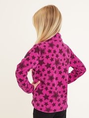 Tog 24 Purple Kids Toffolo Zip Neck Star Print Fleece - Image 4 of 5