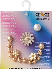 Crocs Pretty In Gold Jibbitz 5 Pack - Image 1 of 5
