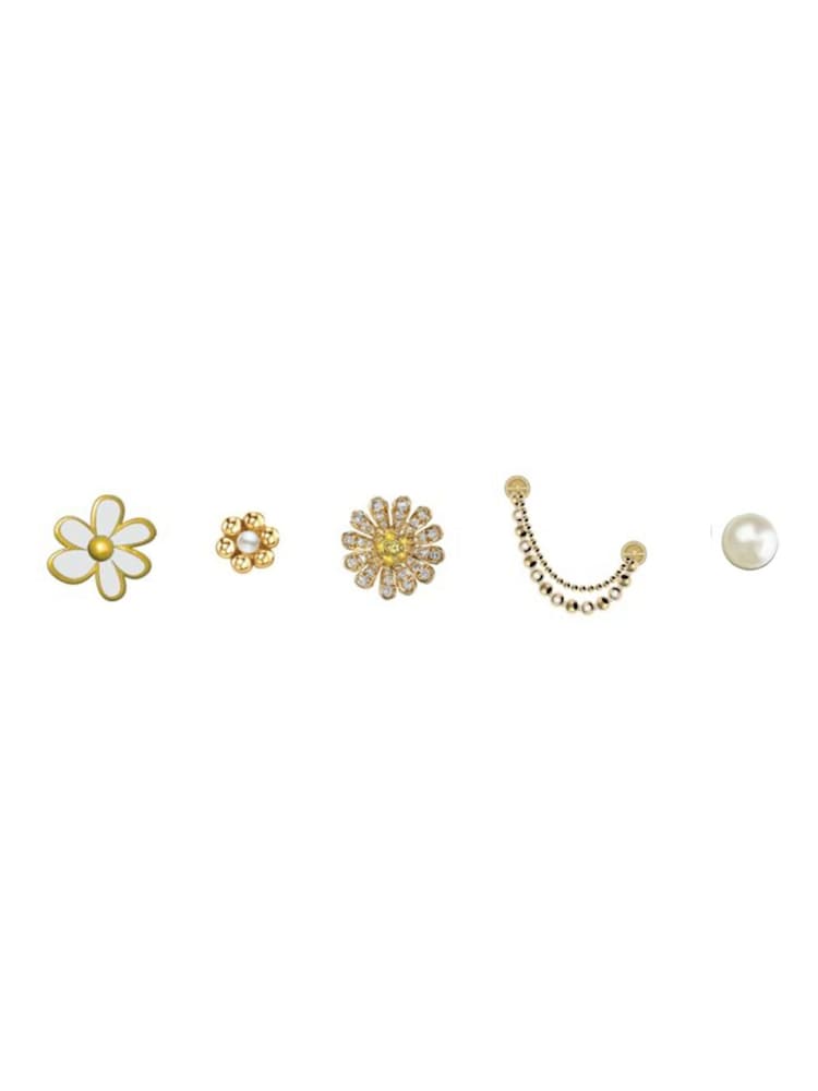 Crocs Pretty In Gold Jibbitz 5 Pack - Image 4 of 5