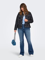 Chaqueta de denim clásica ONLY Curve - Imagen 3 de 8