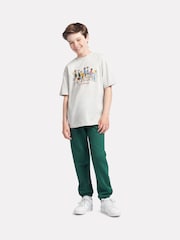 New Balance Grey Boys 100% Cotton Queue T-Shirt - Image 2 of 9