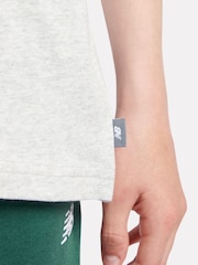 New Balance Grey Boys 100% Cotton Queue T-Shirt - Image 6 of 9