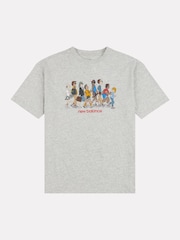 New Balance Grey Boys 100% Cotton Queue T-Shirt - Image 7 of 9