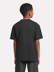 Черный - Футболка New Balance Kids Jersey с маленьким логотипом, 100% хлопок - Image 2 of 8