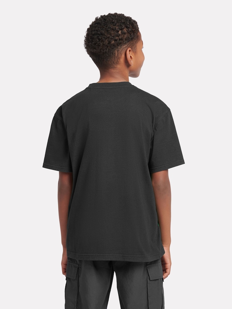 Черный - Футболка New Balance Kids Jersey с маленьким логотипом, 100% хлопок - Image 2 of 8