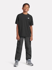 Черный - Футболка New Balance Kids Jersey с маленьким логотипом, 100% хлопок - Image 4 of 8