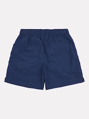 New Balance Blue Boys Small Logo Nylon Shorts - Image 2 of 3