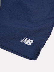New Balance Blue Boys Small Logo Nylon Shorts - Image 3 of 3