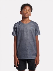 New Balance Grey Boys Trail Athletics T-Shirt - Image 1 of 8