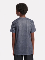 New Balance Grey Boys Trail Athletics T-Shirt - Image 3 of 8