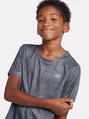 New Balance Grey Boys Trail Athletics T-Shirt - Image 4 of 8
