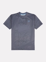 New Balance Grey Boys Trail Athletics T-Shirt - Image 7 of 8