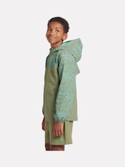 New Balance Green Boys Athletic AOP Woven Mesh Lined Jacket - Image 3 of 10
