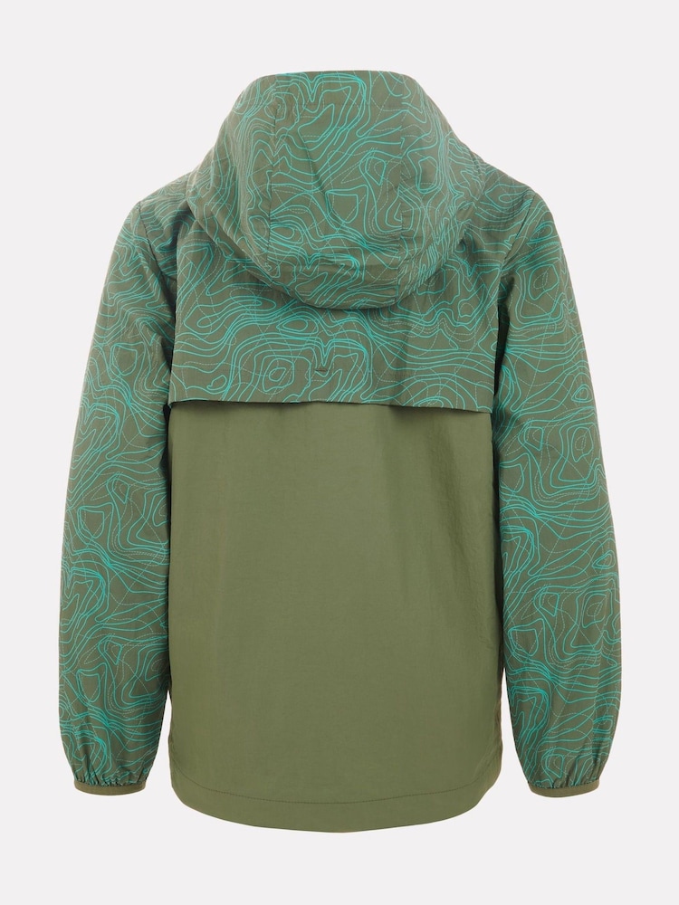 New Balance Green Boys Athletic AOP Woven Mesh Lined Jacket - Image 7 of 10