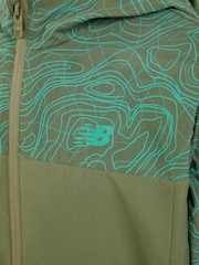 New Balance Green Boys Athletic AOP Woven Mesh Lined Jacket - Image 9 of 10