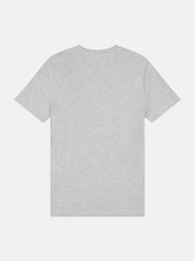 New Balance Grey Kids Jersey Stacked 100% Cotton Logo T-Shirt - Image 7 of 8