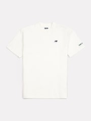 New Balance Cream Boys 100% Cotton Premium T-Shirt - Image 6 of 8