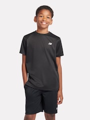 črna - New Balance dečki Odsevna leteča majica - Slika 1 iz 9