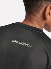 črna - New Balance dečki Odsevna leteča majica - Slika 2 iz 9