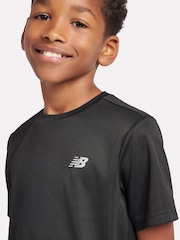 črna - New Balance dečki Odsevna leteča majica - Slika 6 iz 9