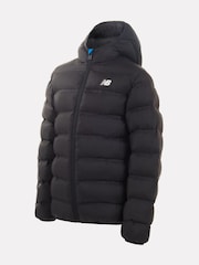 New Balance Black Boys Bond Quilted Jacket - Image 3 of 5