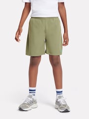 New Balance Green Boys AOP Run Shorts - Image 1 of 8