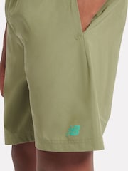 New Balance Green Boys AOP Run Shorts - Image 4 of 8