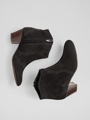 LK Bennett Black Leida Western Boots - Image 3 of 4