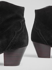 LK Bennett Black Leida Western Boots - Image 4 of 4