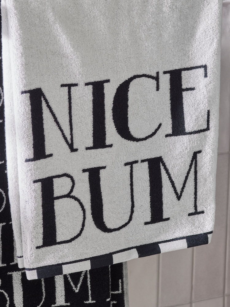 полотенца с надписью "Nice Bum" 100из % хлопка - Изображение 2 из 5 полотенца с надписью "Nice Bum" 100из % хлопка - Изображение 2 из 5