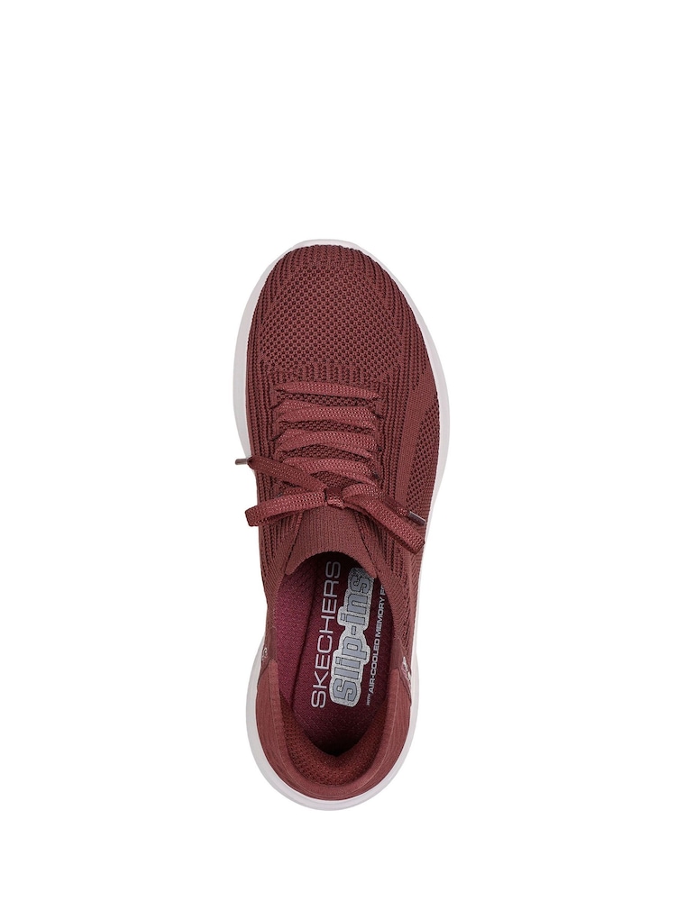 Skechers Red Slip-ins: Ultra Flex 3.0 Brilliant Trainers - Image 4 of 5