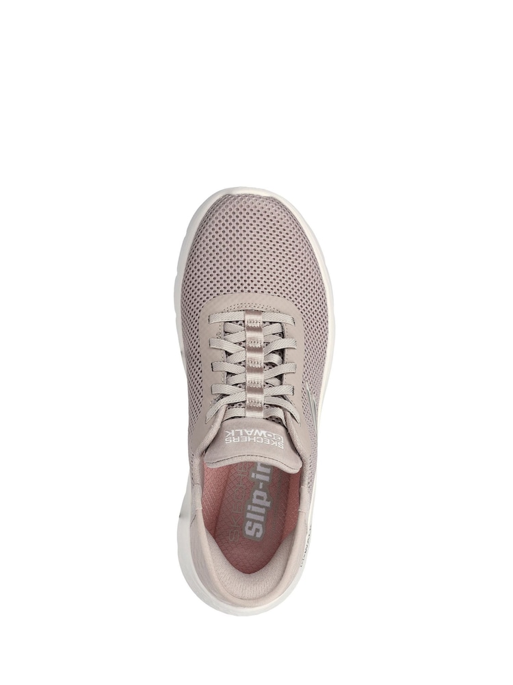 Skechers Grey Go Walk Flex Grand Entry Trainers - Image 4 of 5