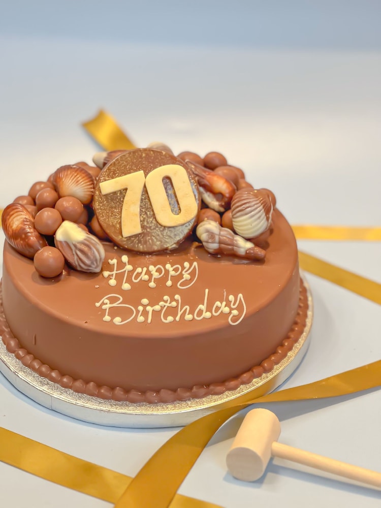 70th Birthday Milestone Smash Cake by Sweet Trees - Image 3 of 3
