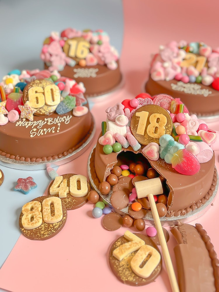 30th Birthday Milestone Smash Cake by Sweet Trees - Image 1 of 7