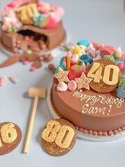 30th Birthday Milestone Smash Cake by Sweet Trees - Image 2 of 7