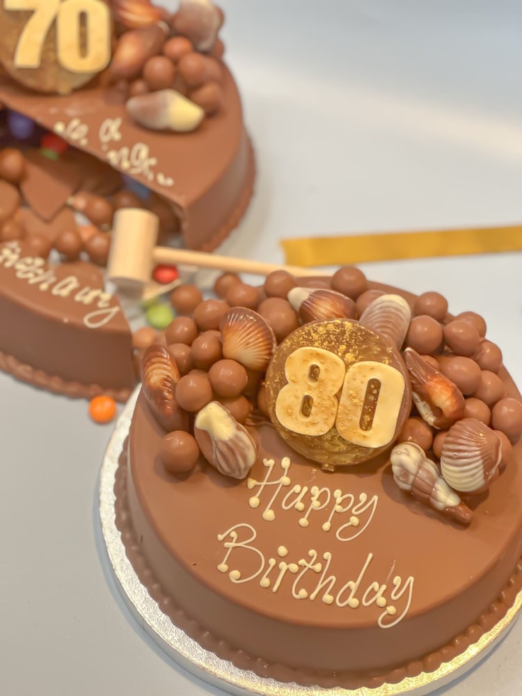 80th Birthday Smash Cake by Sweet Trees - Image 1 of 3