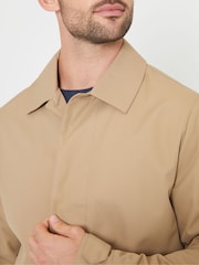Threadbare Dark Stone Showerproof Longline Mac - Image 5 of 5