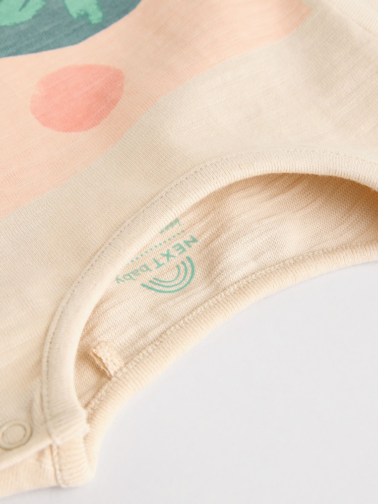 Minerals 100% Cotton Baby Rompers 4 Pack - Image 10 of 13