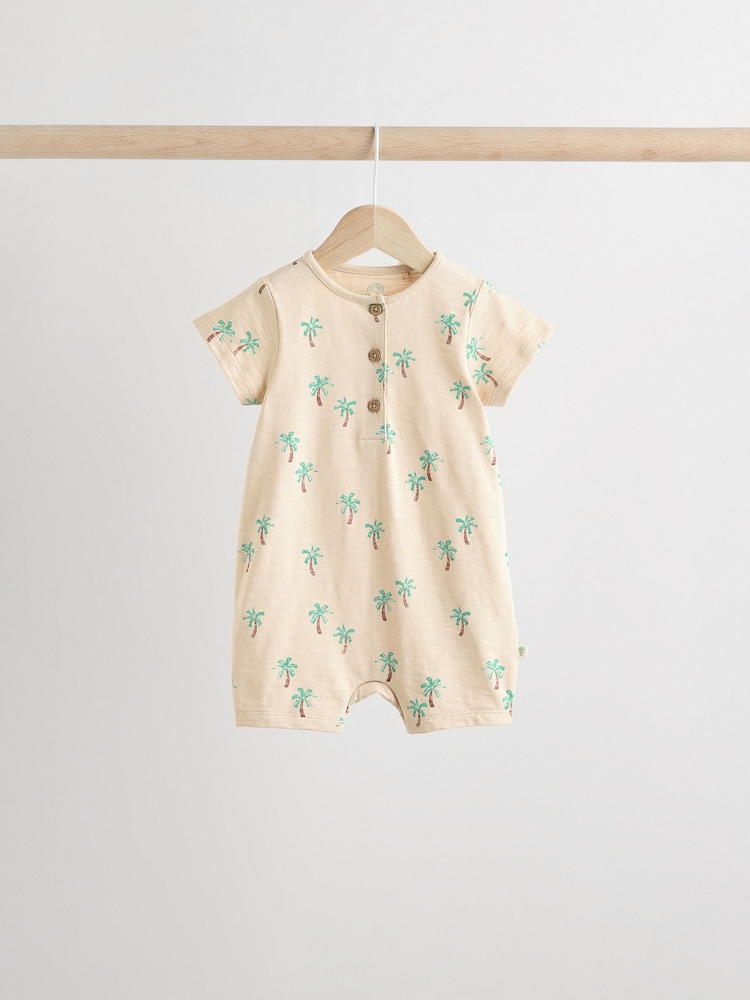 Minerals 100% Cotton Baby Rompers 4 Pack - Image 4 of 13