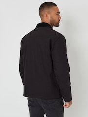 Threadbare Black 100% Cotton Twill Lightweight Jacket - Image 2 of 4